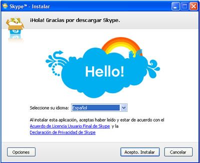descargar e instalar skype gratis en espanol
