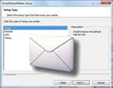 GMail Default Maker: Cliente de correo rápido y simple