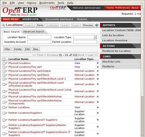 Tiendas virtuales y control de stock con OpenERP