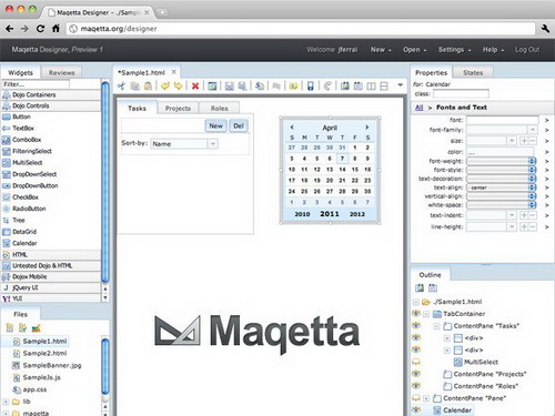 Maqetta El nuevo editor HTML5 de IBM