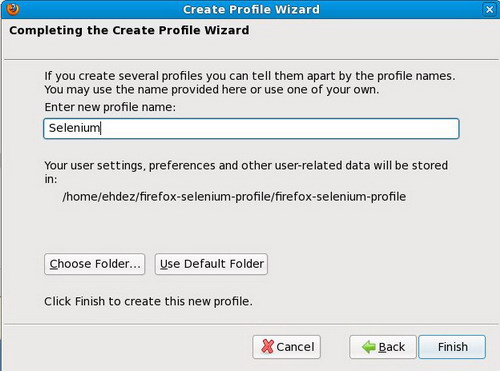 Creacion y gestion de perfiles en Firefox