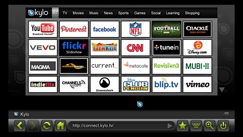 Kylo: un navegador web para TVs