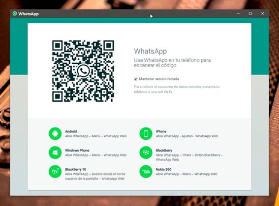 Whatsapp oficial para Windows 10