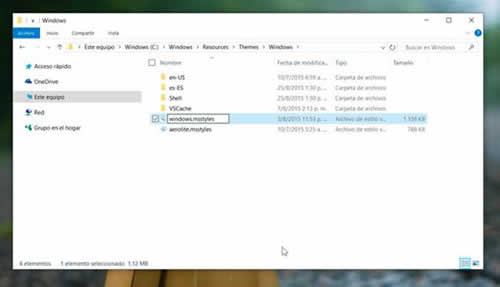 Cambiar el color de la barra de titulo de Windows 10
