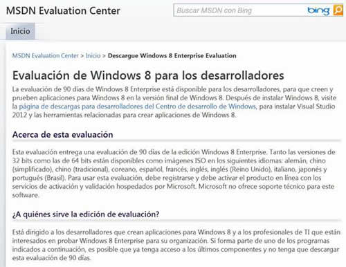 Probar Windows 8 sin instalarlo